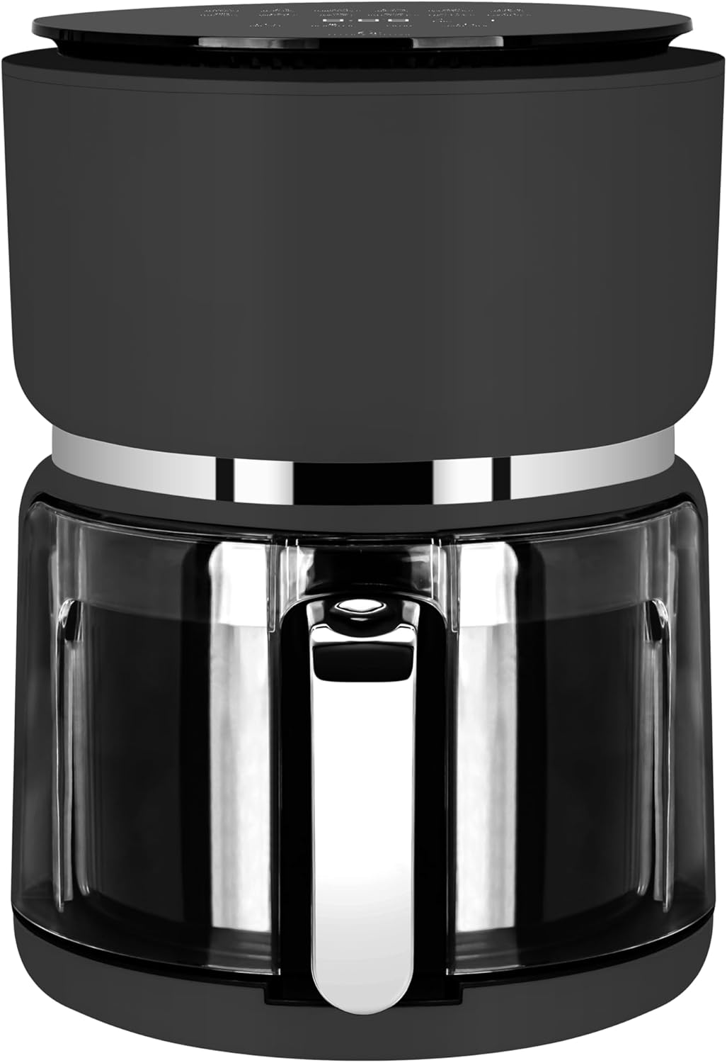 Kelen and Willian Heissluftfritteuse Airfryer aus Borosilikat-Glas 3L - BPA, PFAS & PTFE frei (schwa