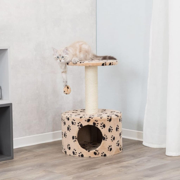 Trixie 43704 Kratzbaum Toledo, 61 cm, beige Beige/Schwarz Medium (13 x 13 x 24 in.), Beige/Schwarz M