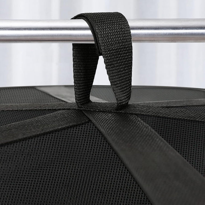 Coopache Trockennetz Kräuter Schwarz, 8-lagiges Kräutertrockner Hängend, Zipper Plant Drying Rack, M