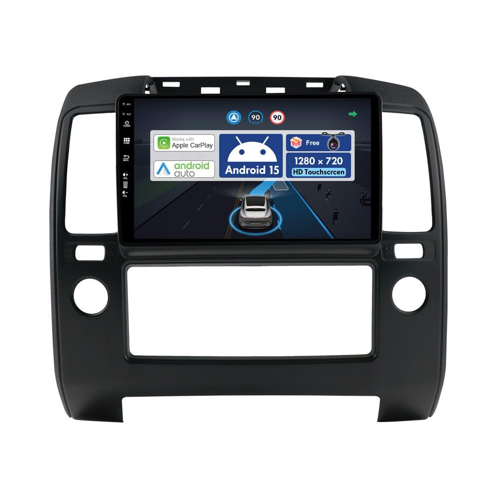 JOYX Android 12 IPS Autoradio Passt für Nissan Navara 3 D40 (2004-2010) - Eingebautes Kabellos CarPl