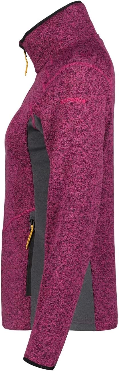 ICEPEAK Bleeker Strickfleecejacke Damen, Farbe:Lila, Grösse:S
