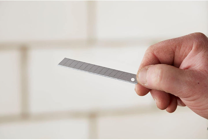 Stanley Abbrechklingen für Cuttermesser 1-11-300 (9 mm, gerade Schneide mit 12 abbrechbaren Segmente