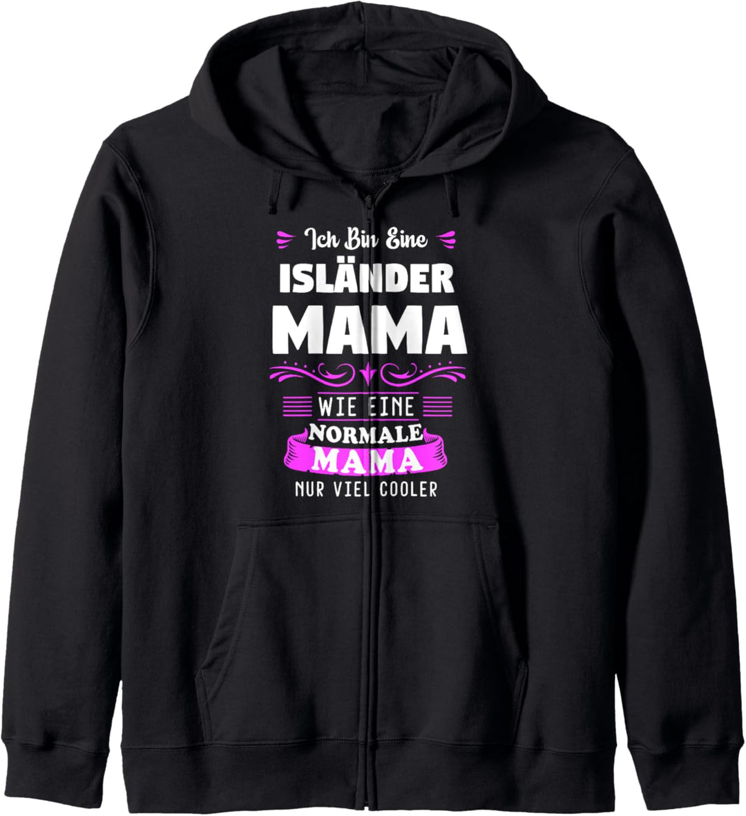 Isländer Mama Islandpferd Pferd Geschenk Kapuzenjacke