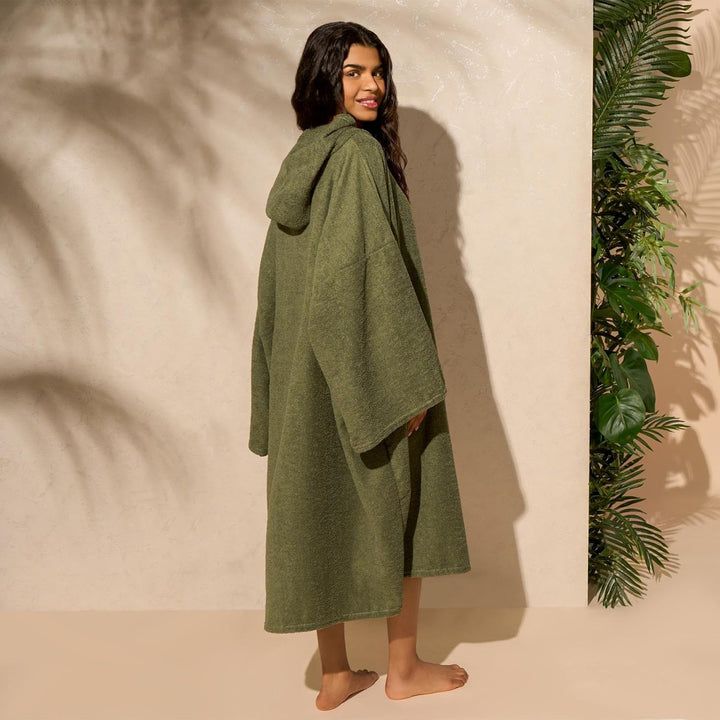 Brentfords Surf Poncho Damen für Erwachsene, Wickel Handtuch Poncho zum Schwimmen, Surfen, Strandbad