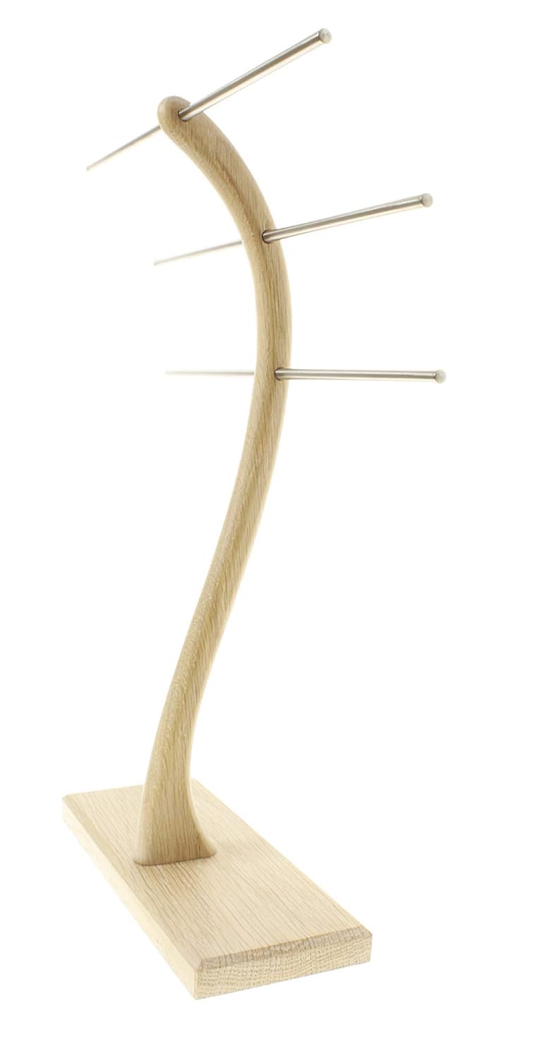 Schmuckbäumchen Schmuckständer Schmuckhalter Schmuckbaum Eiche weiss geölt für Armband Ketten und Ri