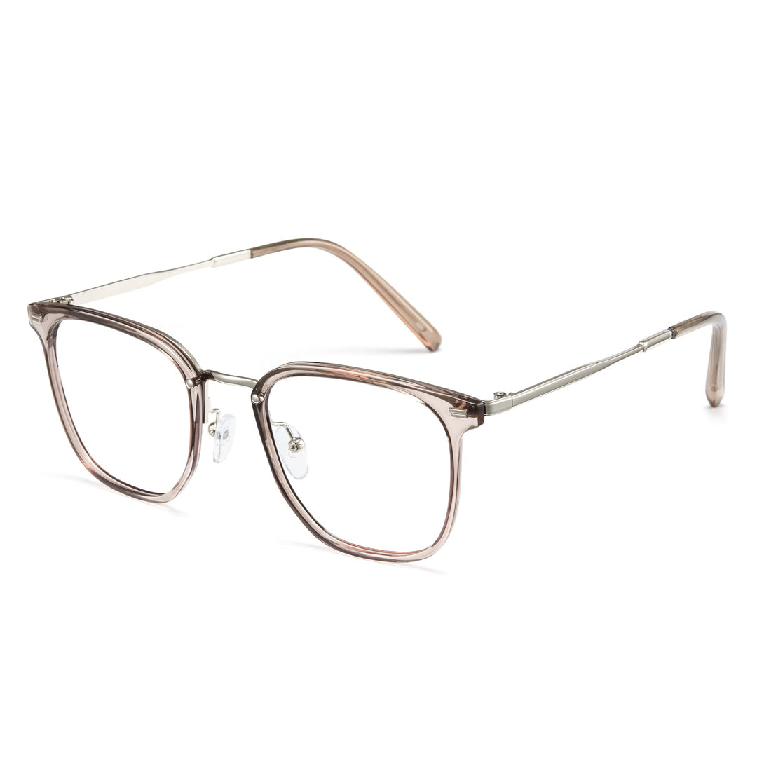 Cyxus Deko Brille Damen Herren Ohne Stärke mit Blaulichtfilter Mode Stil für PC TV Tablet 02hellbrau