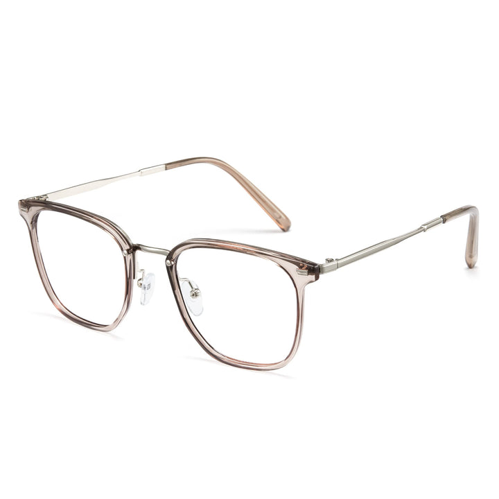 Cyxus Deko Brille Damen Herren Ohne Stärke mit Blaulichtfilter Mode Stil für PC TV Tablet 02hellbrau