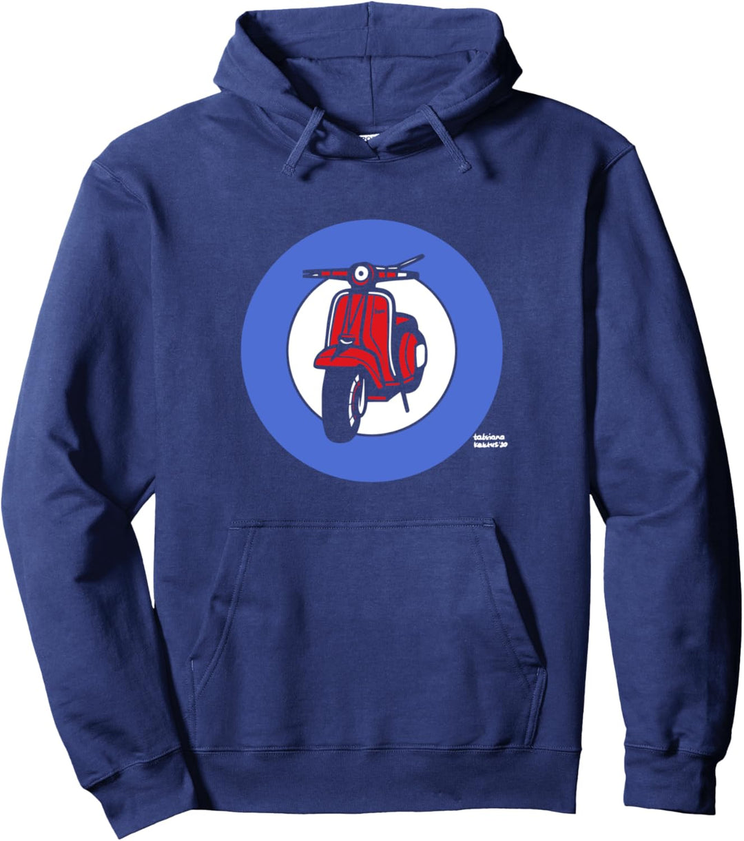 Mod Subculture - Northern Soul - Scooterist / Scooter Boy Pullover Hoodie