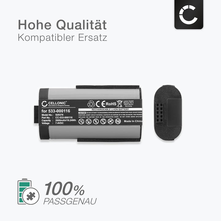 CELLONIC, Lautsprecherakku kompatibel mit Ultimate Ears UE MegaBoom, S-00147 (2600mAh, 7.4V) 2X Ersa