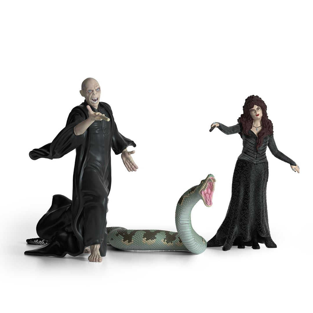 schleich 42684 Lord Voldemort, Nagini & Bellatrix Lestrange, ab 6 Jahren, HARRY POTTER - Spielfigur,