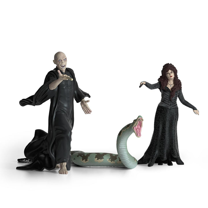 schleich 42684 Lord Voldemort, Nagini & Bellatrix Lestrange, ab 6 Jahren, HARRY POTTER - Spielfigur,