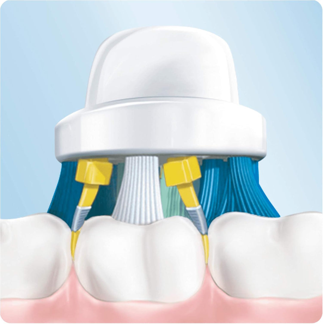 Oral-B Original Floss Action Ersatz-Zahnbürstenköpfe, Weiss, 4 Stück 4 stück (1er Pack), 4 stück (1e