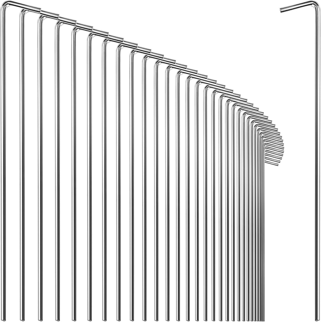 com-four® 36x Zelt-Heringe aus Stahl 23cm x Ø 5mm - extra Dicke Erdnägel für Camping und Outdoor - i