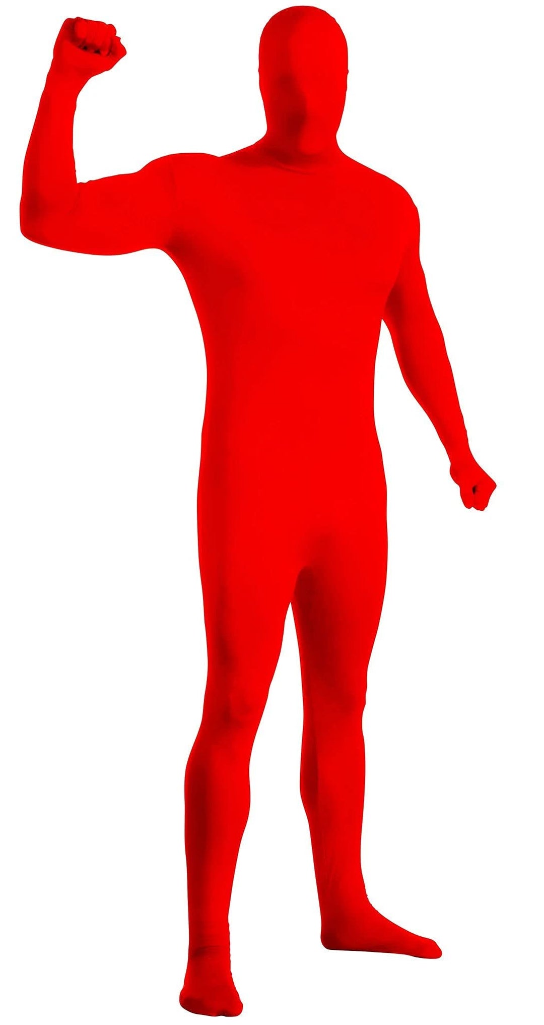 Rubie's 880508M Einfarbiger Anzug für 2. Haut Rubies Generic Kostüm-Body, rot, M Halloween M Rot, M