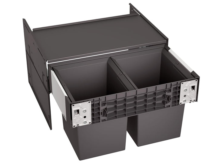 BLANCO SELECT II Compact 60/2 | Kunststoff, Aluminium | 60er Unterschrank | Auszugssystem zur Fronta