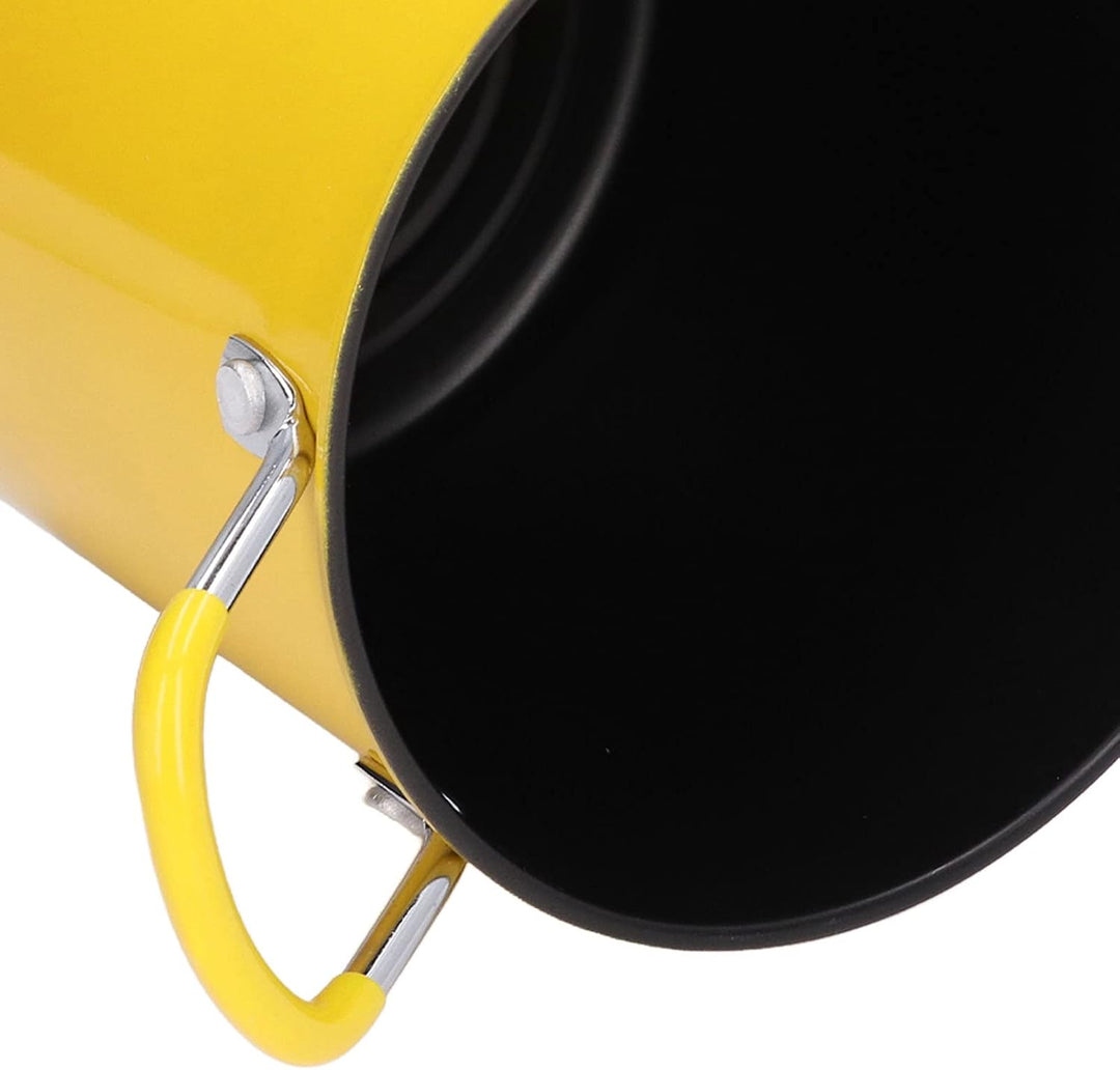 Ejoyous 3L Mini Fritteusentopf, Frittiertopf Friteuse mit Siebkorb Edelstahl-Spargeltopf mit Glasdec