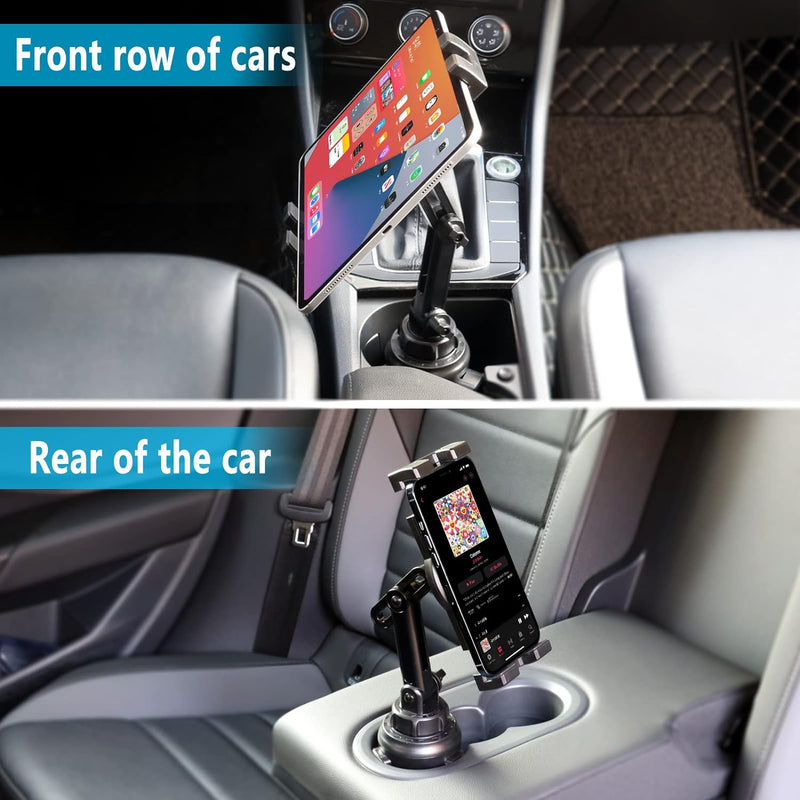 woleyi Auto Tablet Halterung Getränkehalter, KFZ Becherhalter iPad Autohalterung, Car Cup Holder Tab