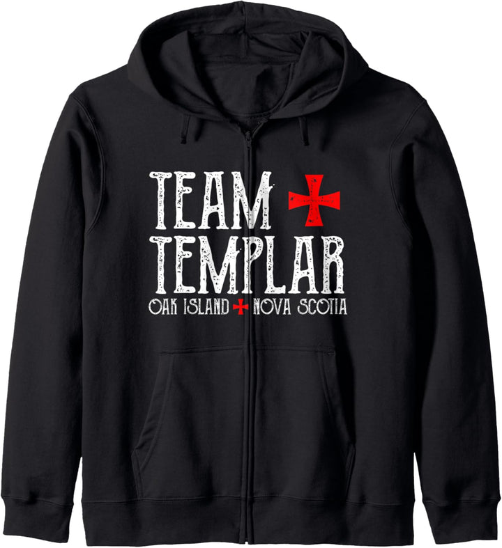 Oak Island Team Templar Schatzsuche Geschenk der Templer Kapuzenjacke