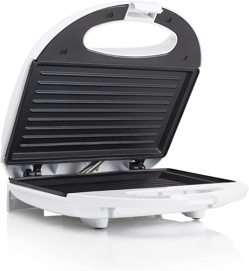 Tristar Sandwichmaker SA-3050, Kontaktgrill mit Kontrollleuchte, 0,7m Kabellänge, 750 Watt, 22x13cm