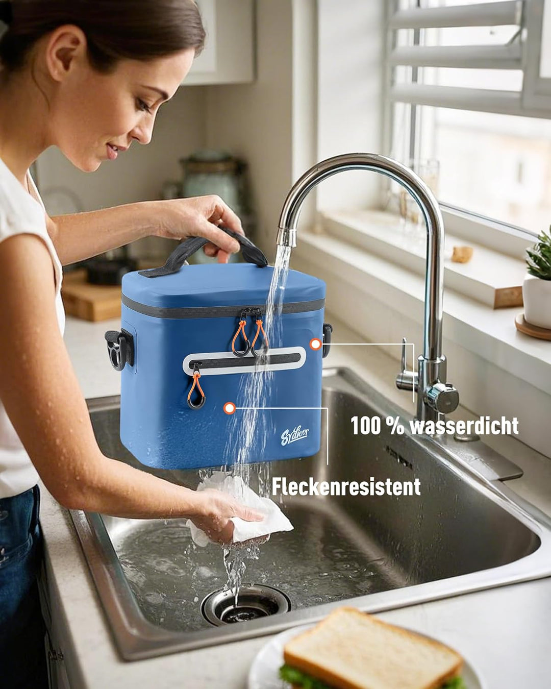 Kühltasche 7/14/24L - Isoliert & Wasserdicht | Tragbare Mini-Kühltasche mit Thermo-Iso-Schicht | Lei
