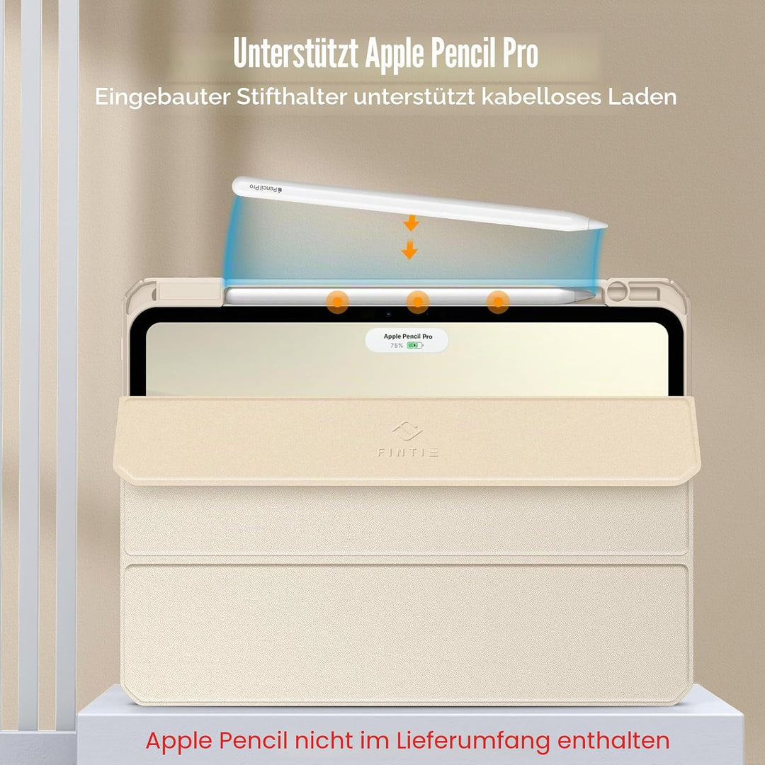 Fintie Hybrid Hülle für iPad Pro 11 Zoll (M5/M4) 2025/2024 mit Stifthalter - Stossfeste Schutzhülle