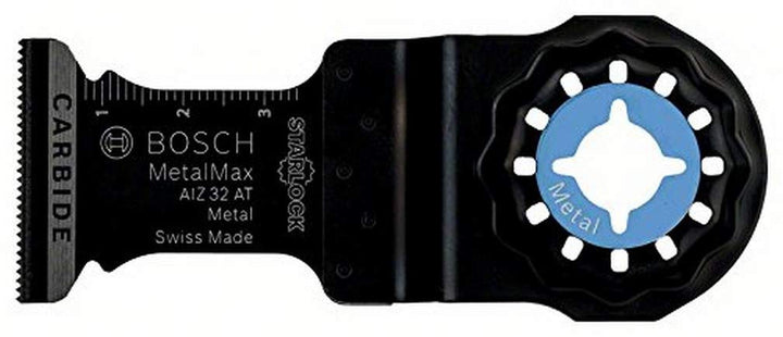 Bosch Accessories Karbid Tauchsägeblatt Metall für Multifunktionswerkzeuge Starlock (AIZ 32 AT)