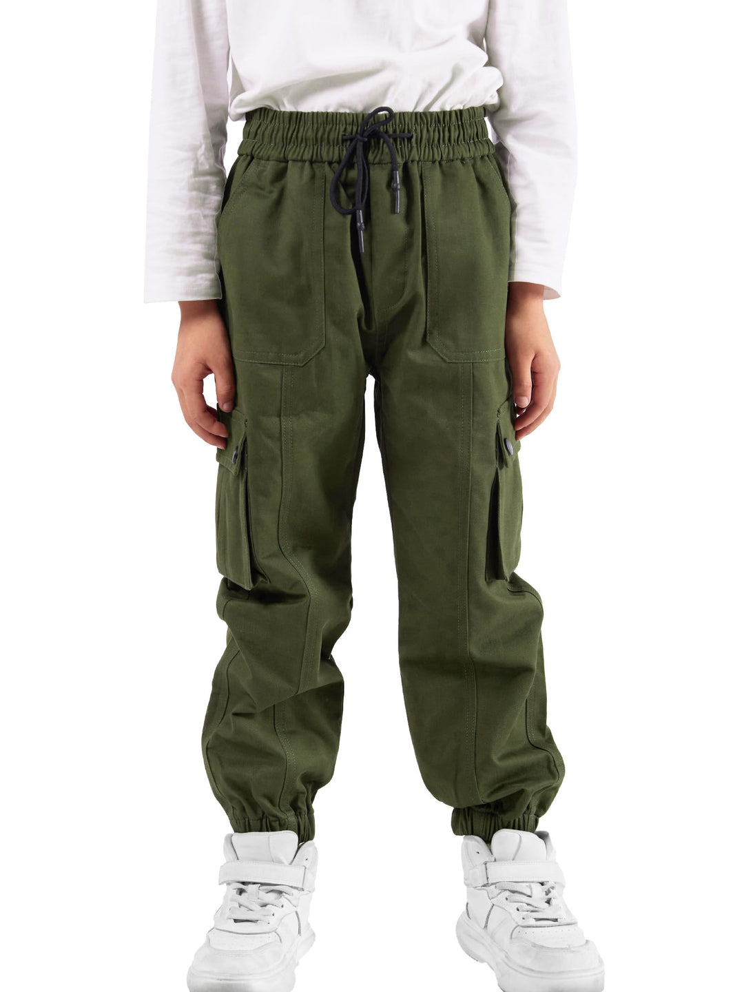 NATUST Kinder Cargo Hose 150 Armeegrün, 150 Armeegrün