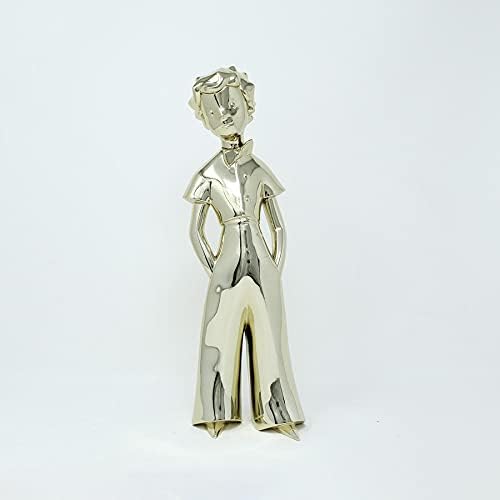 NEAMEDIA THE CHARACTER COMPANY Der kleine Prinz Skulptur – Figur 30 cm – Gold Edition – Deko-Objekt