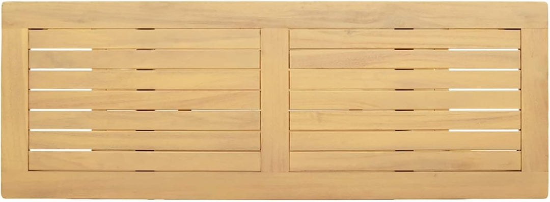 vidaXL Gartenkonsole Tisch Helles Akazienholz 110 x 40 x 75 cm 110 x 40 x 75 cm Helles Akazienholz,
