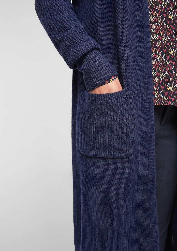 s.Oliver Damen Strickjacke 34 Navy, 34 Navy