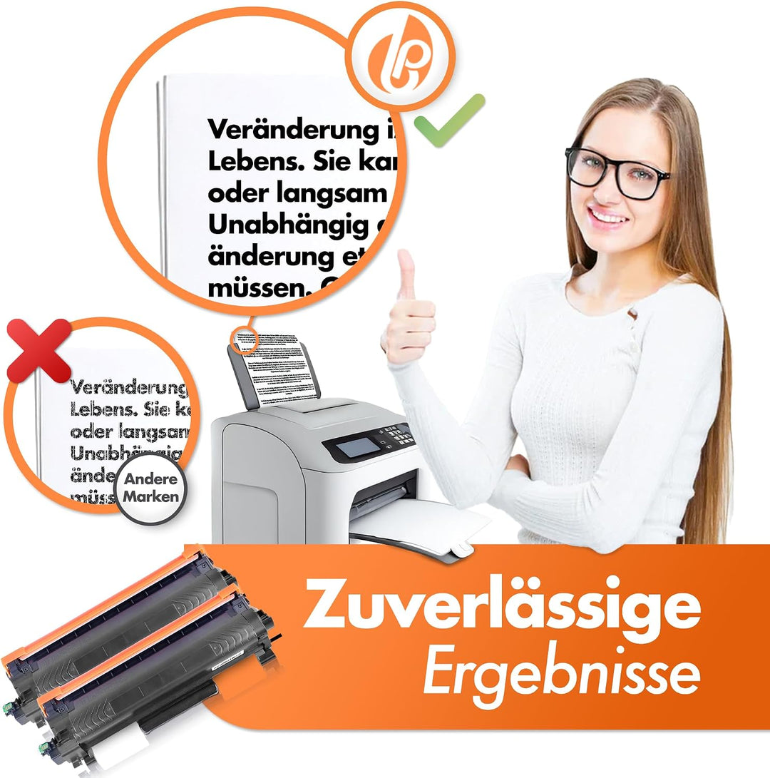 Bubprint TN2510 XL TN2510XL Kompatibel als Ersatz für Brother TN2510 Toner TN-2510XL für Brother HL-