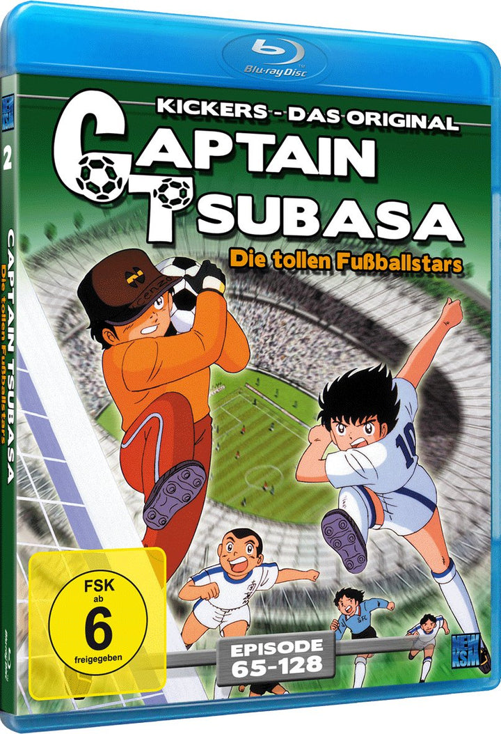 Captain Tsubasa: Die tollen Fussballstars - Volume 2 (Episoden 65-128) [Blu-ray], Blu-ray