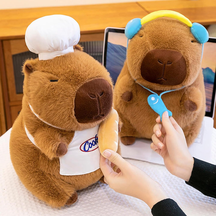 shownicer Plüschtier Capybara Kuscheltier Stofftier Kawaii Capybara Plüsch Kissen Spielzeug Geschenk