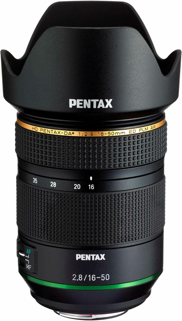 HD Pentax DA 16-50mm F2,8ED PLM AW Standard-Zoomobjektiv mit grosser Blende für die Verwendung mit d