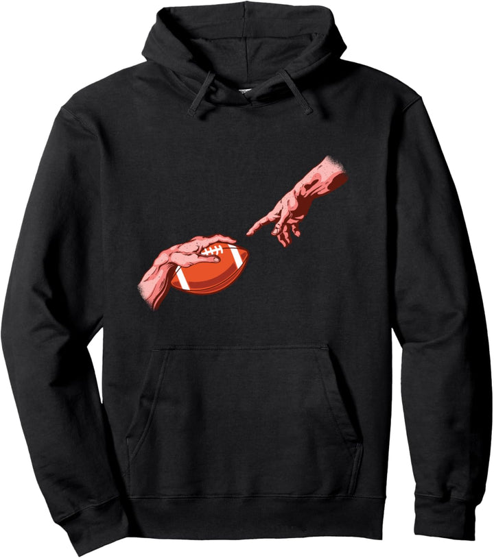 American Football Die Schaffung von Adam-Kunst Michelangelo Pullover Hoodie