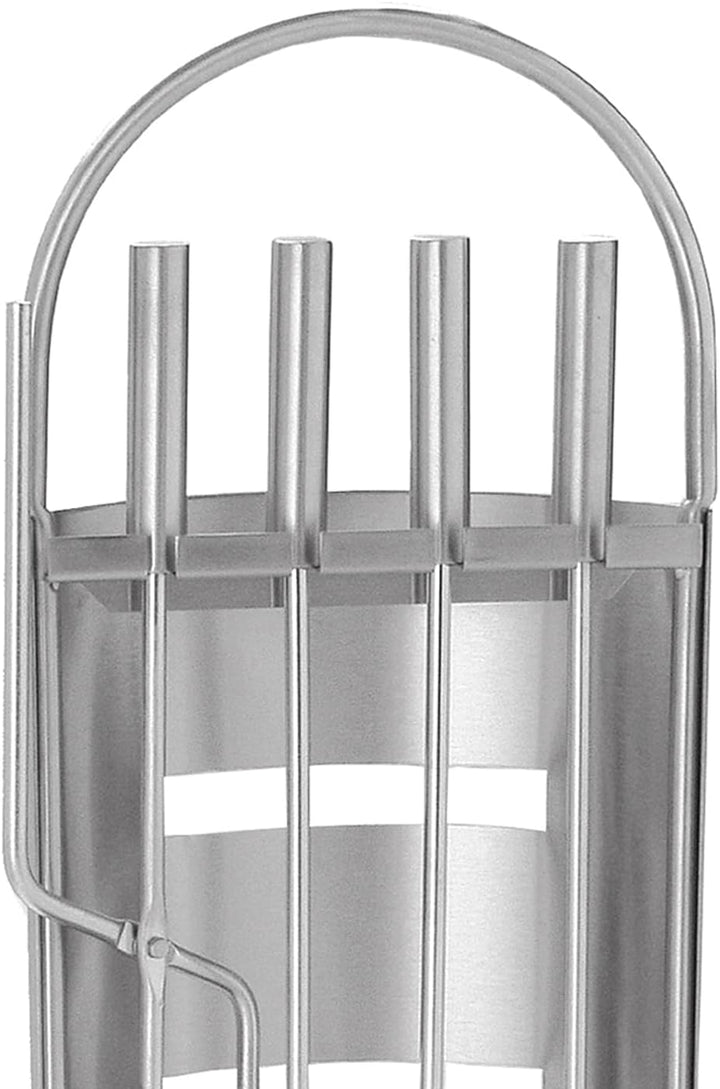raik 21.02.739.2 Kaminbesteck, 4-teilig, Edelstahl, 68cm