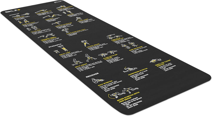 SKLZ Unisex-Adult Trainermat Sport Performance Trainingsmatte inkl. Kräftigungs, Dehnungs-und Schnel