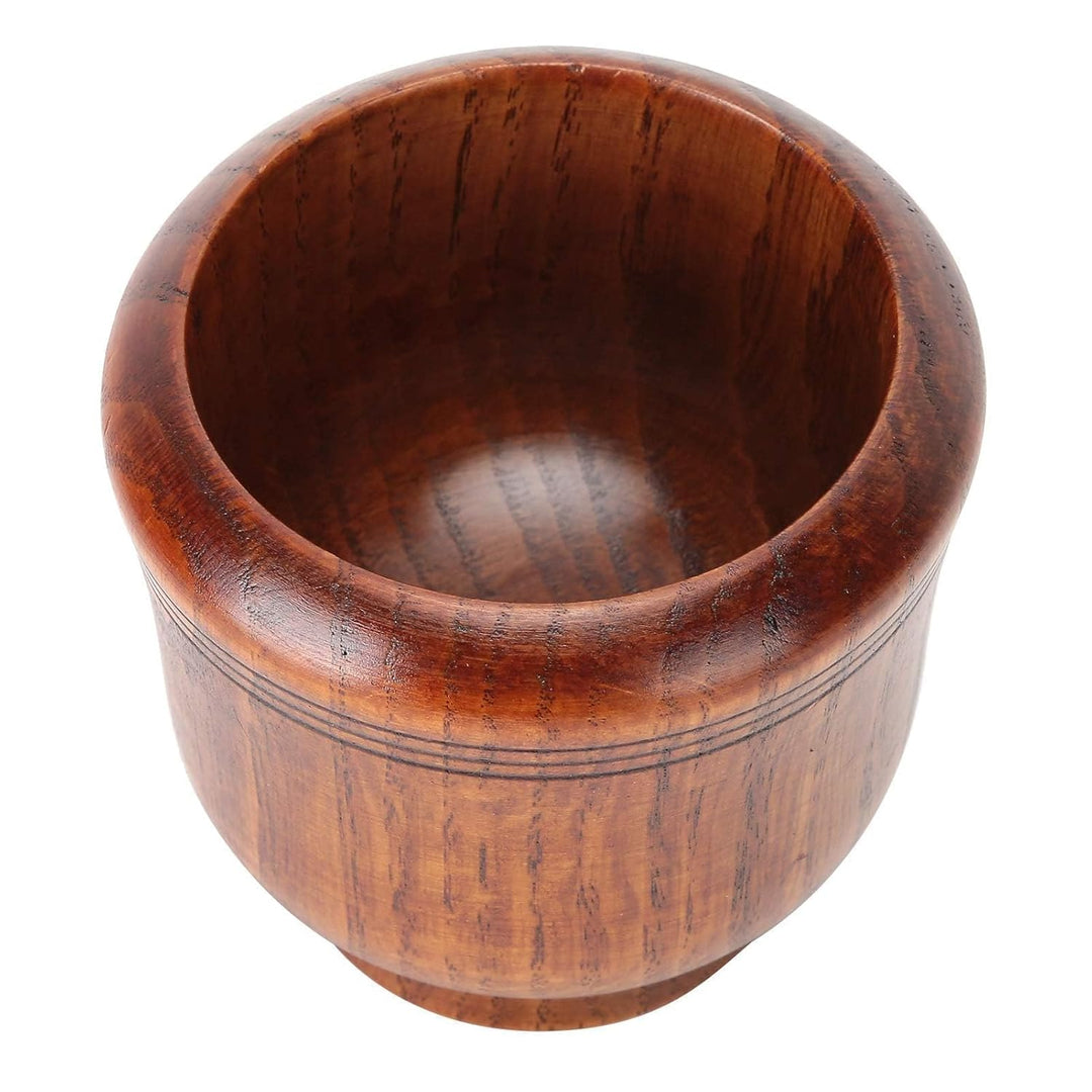 Holzmörser-Set, Kleiner Küchenmörser Und Stössel Gewürze Und Kräuter Mahlen Beständiger Mörser Aus B