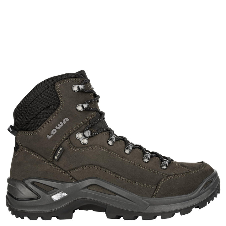 LOWA Wanderstiefel Renegade GTX MID Ws wasserdicht 42.5 EU Dunkelbraun Schwarz, 42.5 EU Dunkelbraun