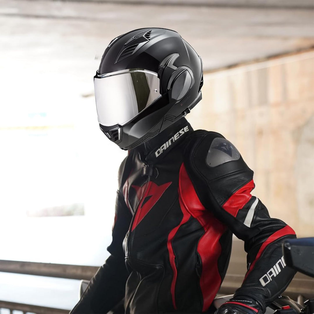 Helmvisier für FF900 Valiant II,Motorradhelm Visier,Motorrad Wind Schild Helm Objektiv Visier,Vollge