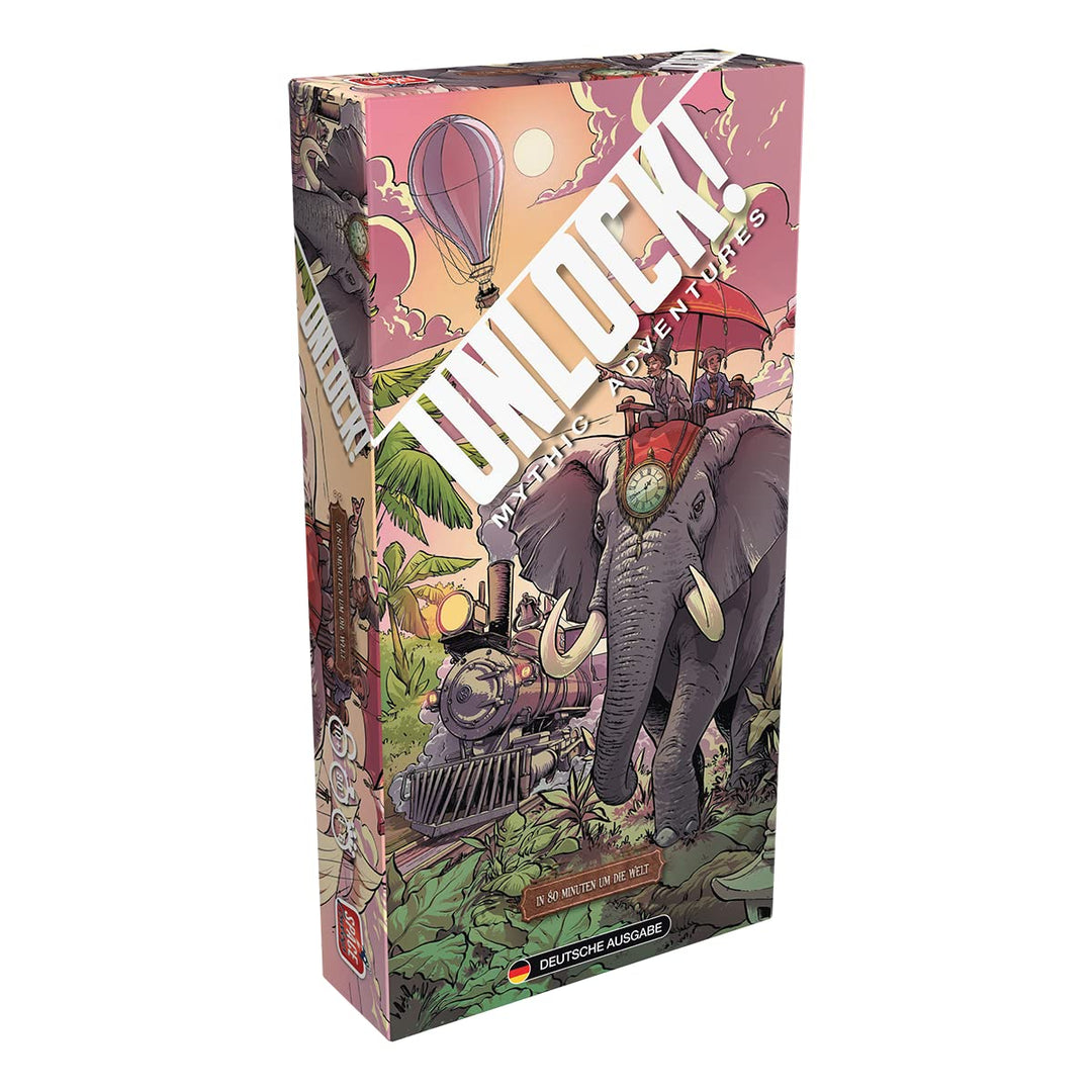 Space Cowboys, Unlock! – In 80 Minuten um die Welt, Familienspiel, Rätselspiel, 1-6 Spieler, Ab 10+