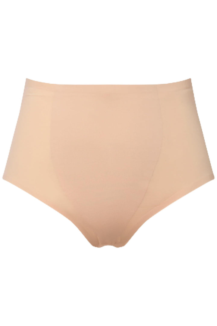 Ulla Popken Damen Miederhose, Bodyforming-Einsatz, High Waist, Shapewear Unterwäsche 62-64 Champagne