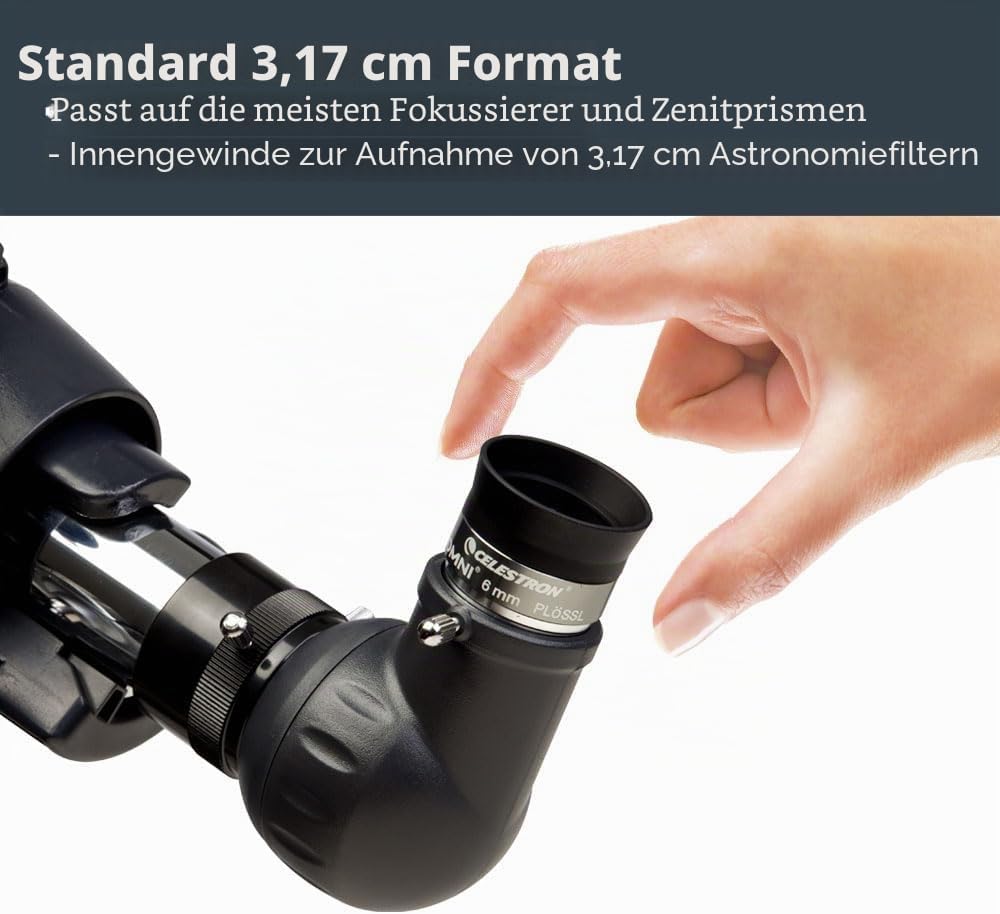 Celestron 93317 1-1/4-6 mm Omni Serie Okular, 6 mm