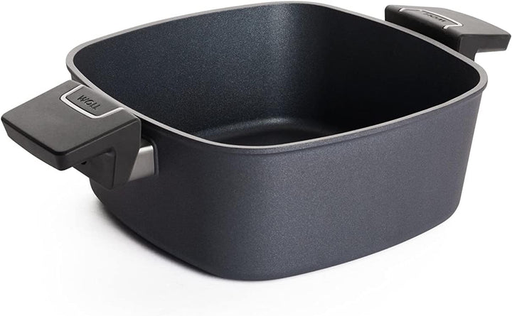 Woll Diamond Lite Kasserolle, viereckig, 22x22 cm, 9 cm hoch, 3.5 Liter, mit 2 Seitengriffen - Geeig