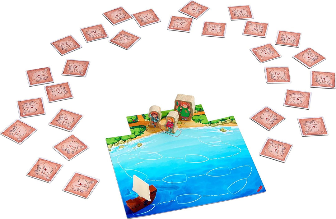 HABA 303407 Karuba Junior Gesellschaftsspiel für Kinder, kooperatives und strategisches Abenteuerspi