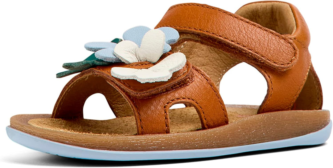 Camper Baby-Mädchen Bicho K800523 Flat Sandal 21 EU Braun 002 Tws, 21 EU Braun 002 Tws
