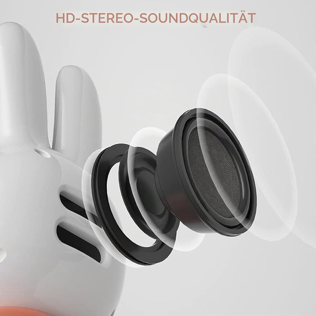 MiPow x Miffy 2026 New Model Bluetooth Speaker, Portable Wireless HD Stereo, Bluetooth 5.0, 220g Lig