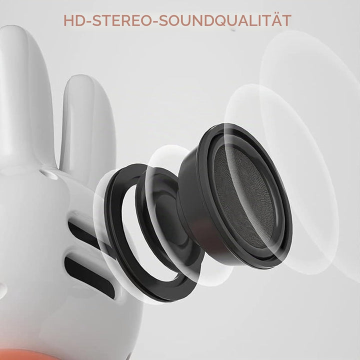 MiPow x Miffy 2026 New Model Bluetooth Speaker, Portable Wireless HD Stereo, Bluetooth 5.0, 220g Lig