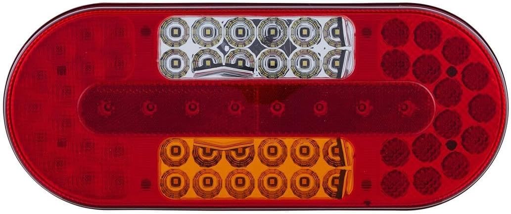 HELLA - Heckleuchte - Valuefit - LED - 12/24V - Anbau/geschraubt - Lichtscheibenfarbe: mehrfarbig -