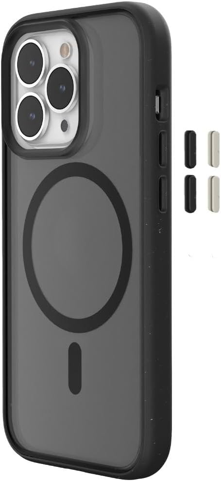 Woodcessories - iPhone 15 Pro Max Clear Case mit MagSafe | Transparente Handyhülle mit Kameraschutz